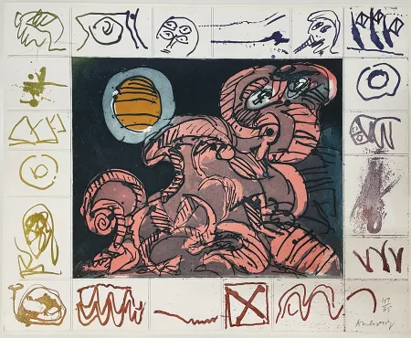 蚀刻飞尘法 Alechinsky - Droit de regard