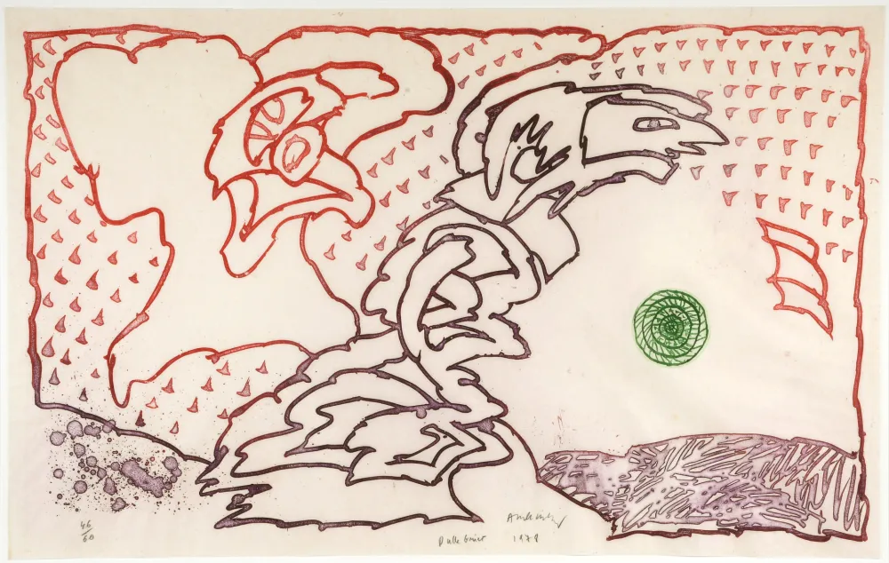 蚀刻飞尘法 Alechinsky - Dulle Griet