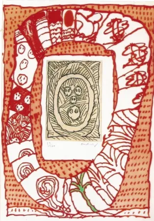 版画 Alechinsky - Dusseldorf