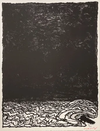 石版画 Alechinsky - Eau dormante