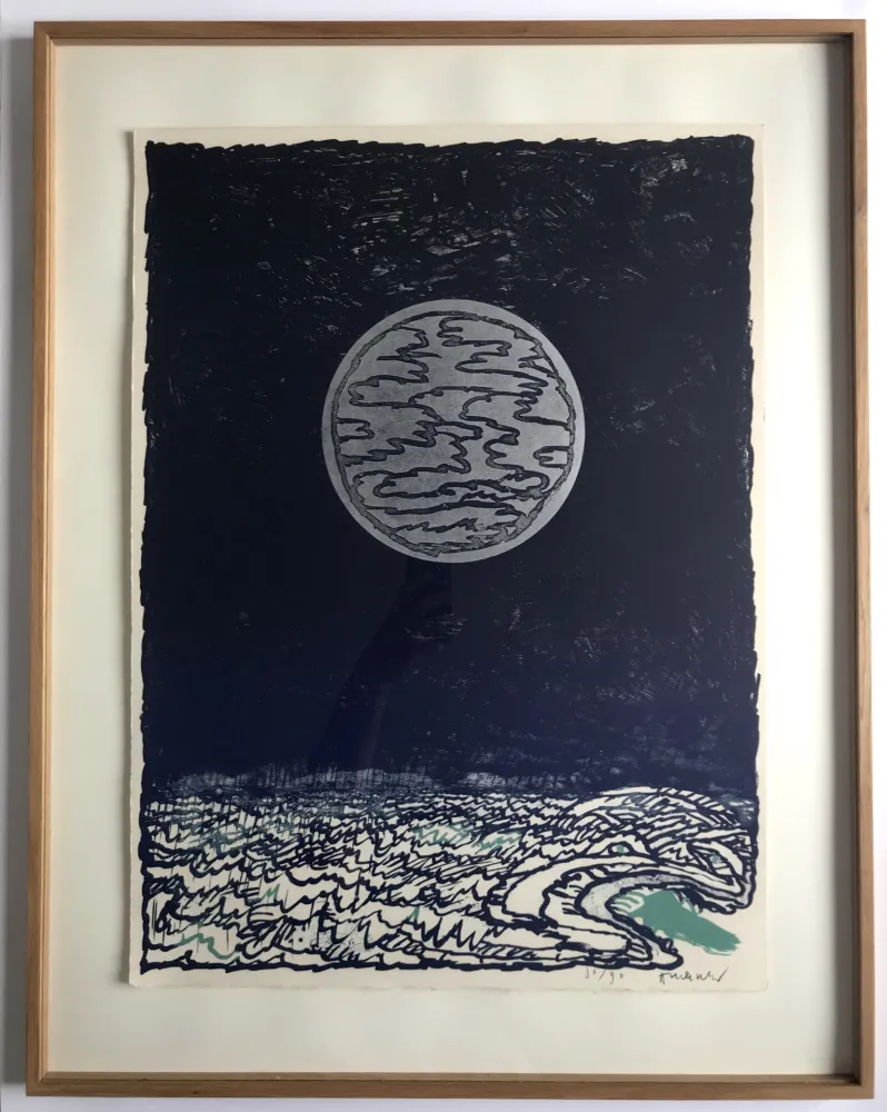 版画 Alechinsky - Eau dormante