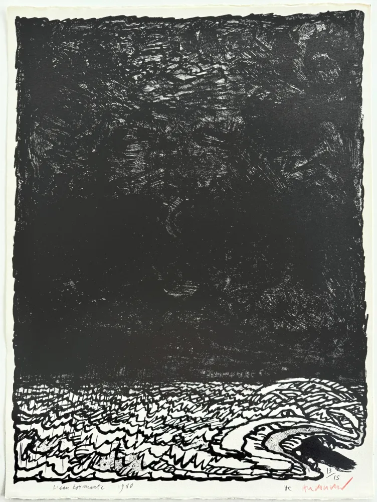 石版画 Alechinsky - Eau dormante