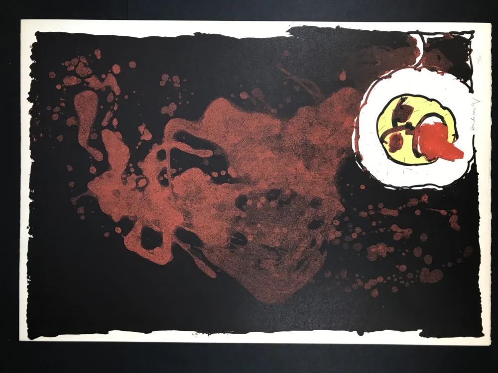 石版画 Alechinsky - Edgar (le tireur de langue)