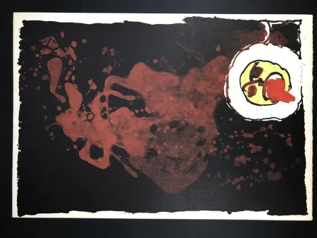 石版画 Alechinsky - Edgar (le tireur de langue)