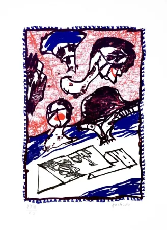 石版画 Alechinsky - En Pente douce