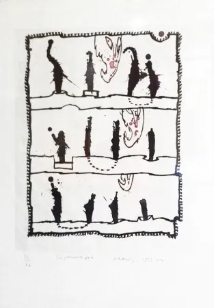 版画 Alechinsky - En plusieurs fois