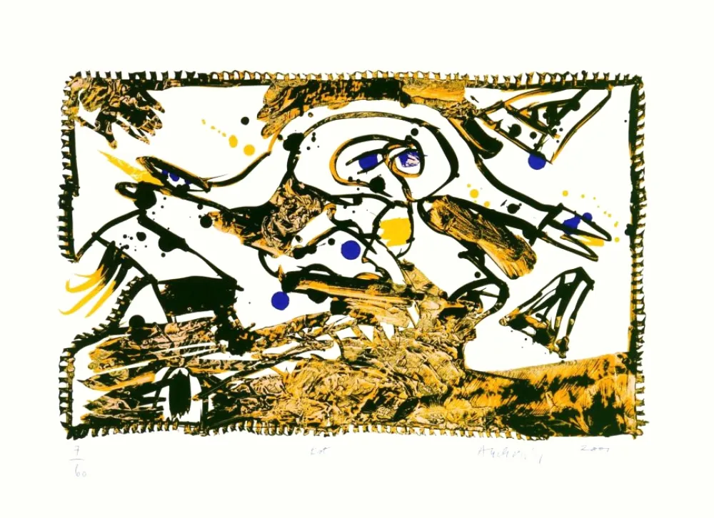 石版画 Alechinsky - En route, Est