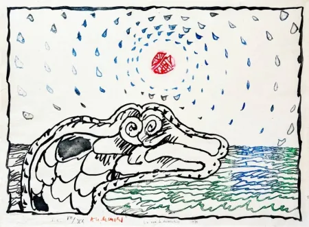 蚀刻飞尘法 Alechinsky - En voie de disparition