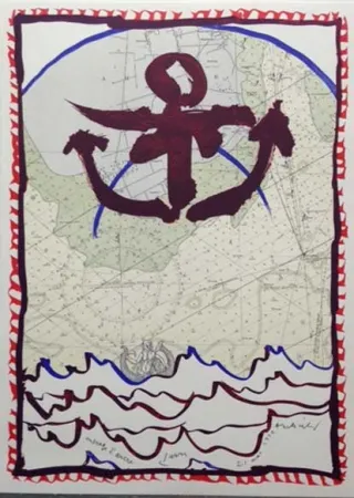 石版画 Alechinsky - Encrage d'ancre