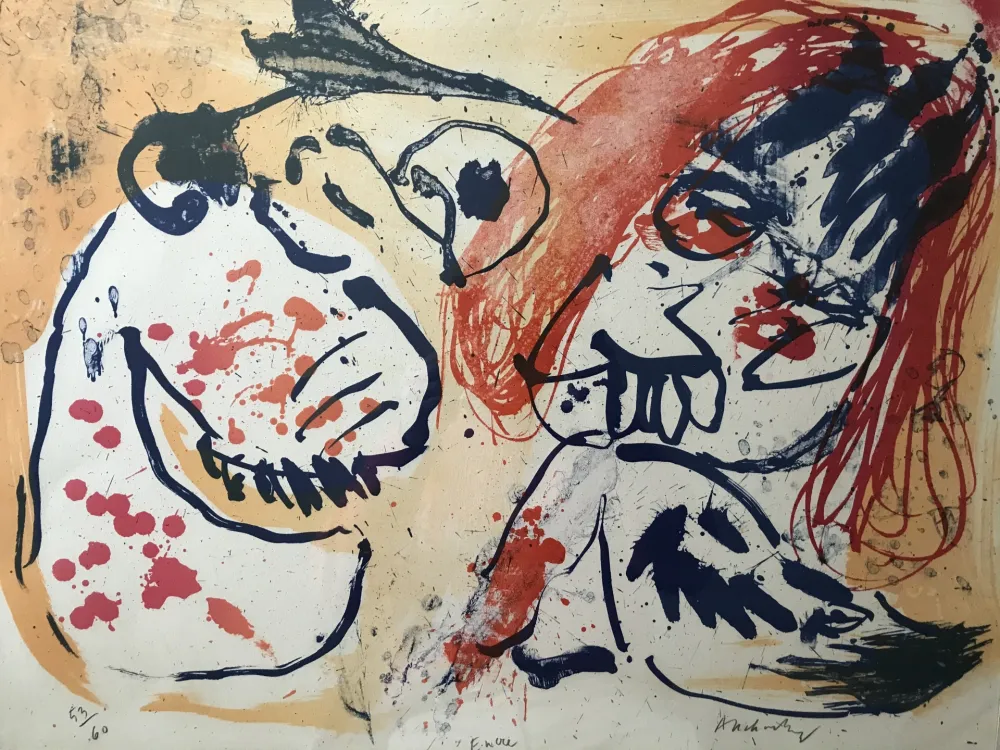 石版画 Alechinsky - Encre