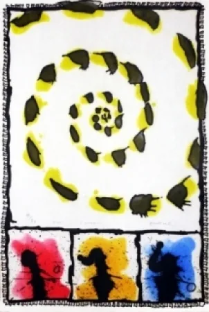 版画 Alechinsky - Energie