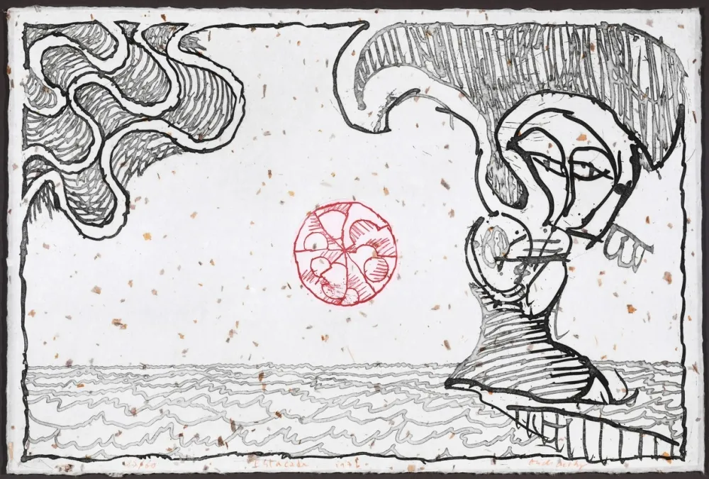 蚀刻飞尘法 Alechinsky - Estacade