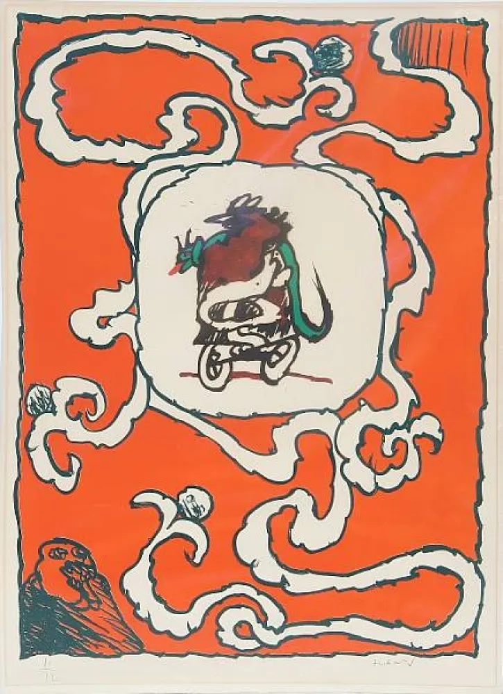 石版画 Alechinsky - Estampe de l'affiche