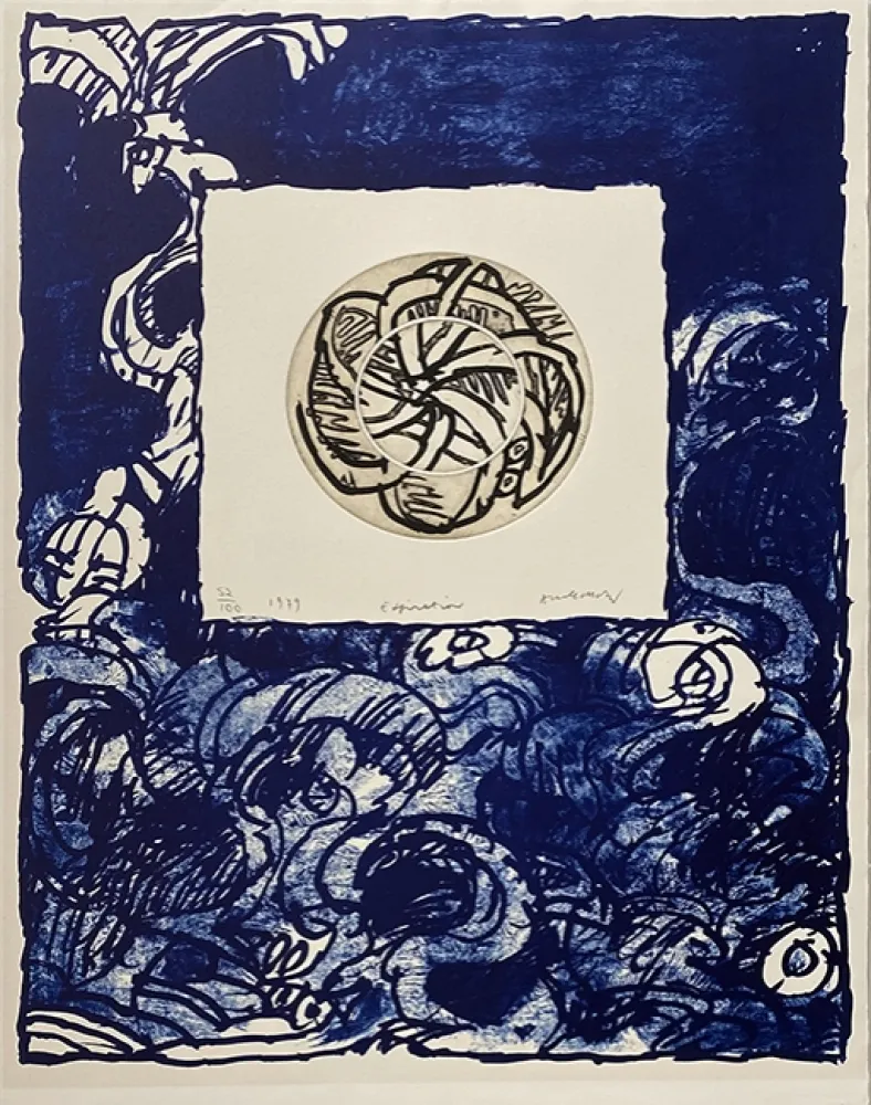 版画 Alechinsky - Expiration