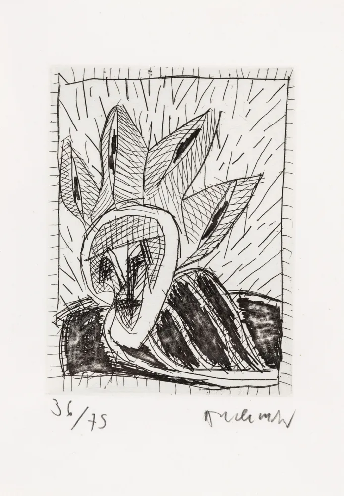 蚀刻版画 Alechinsky - Facéties et compagnie de Christian Dotremont 