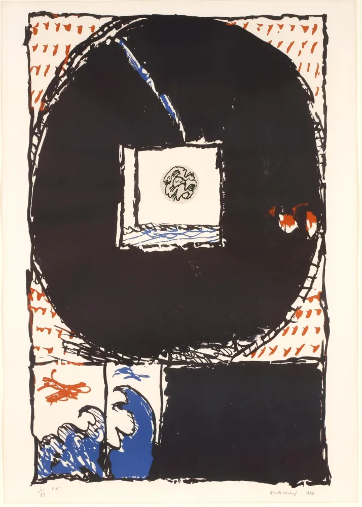 石版画 Alechinsky - Fenêtre 05