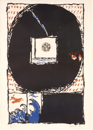 石版画 Alechinsky - Fenêtre 05