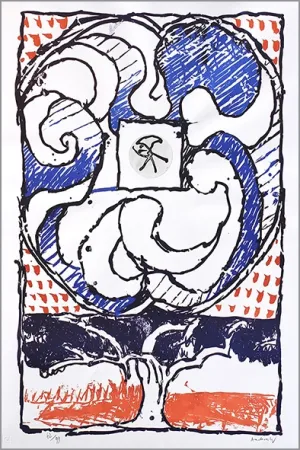 石版画 Alechinsky - Fenêtre