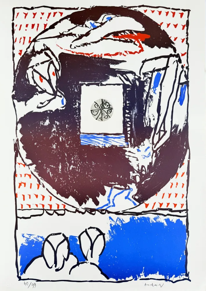 石版画 Alechinsky -  Fenêtres