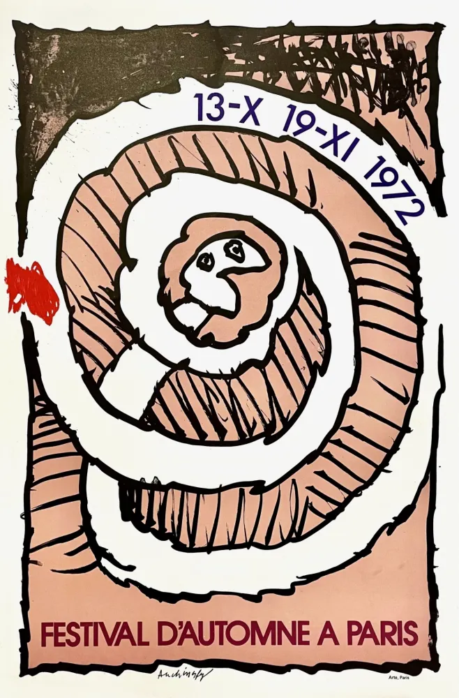 海报 Alechinsky - Festival d'Automne à Paris
