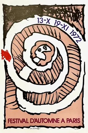 海报 Alechinsky - Festival d'Automne à Paris
