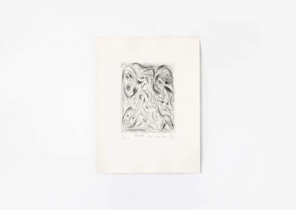 版画 Alechinsky - Fumées