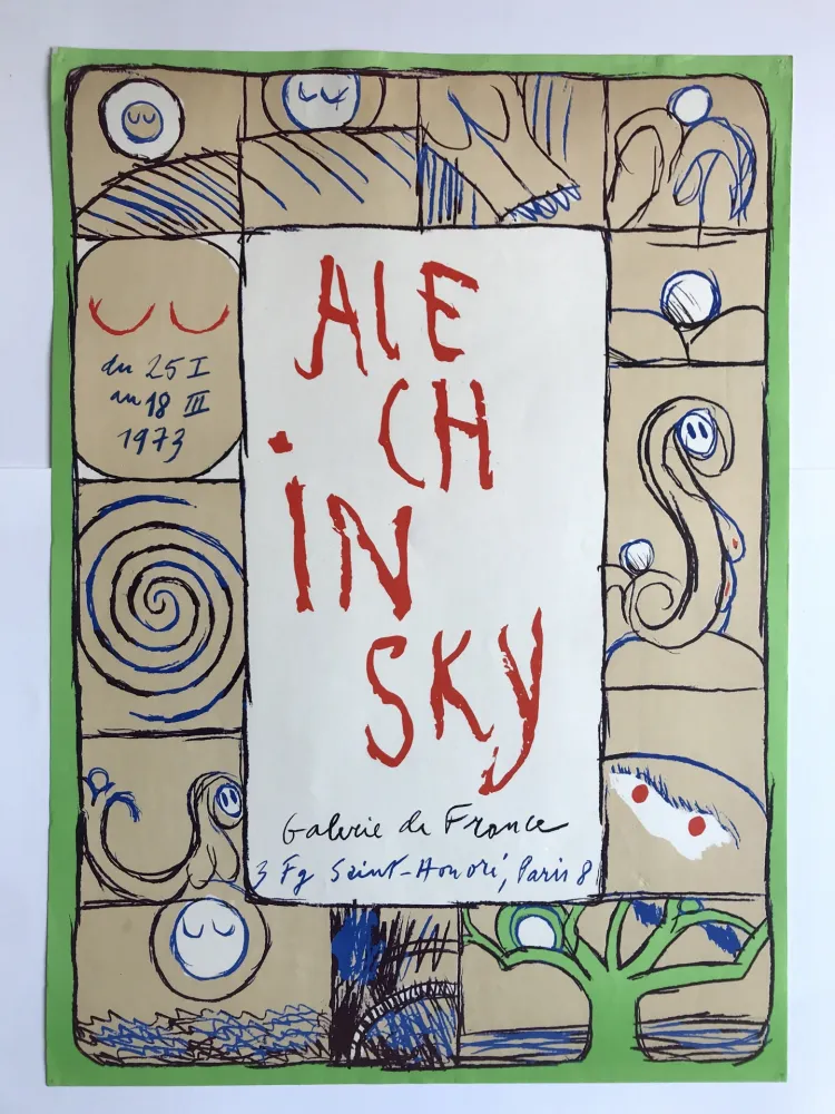 海报 Alechinsky - Galerie de France