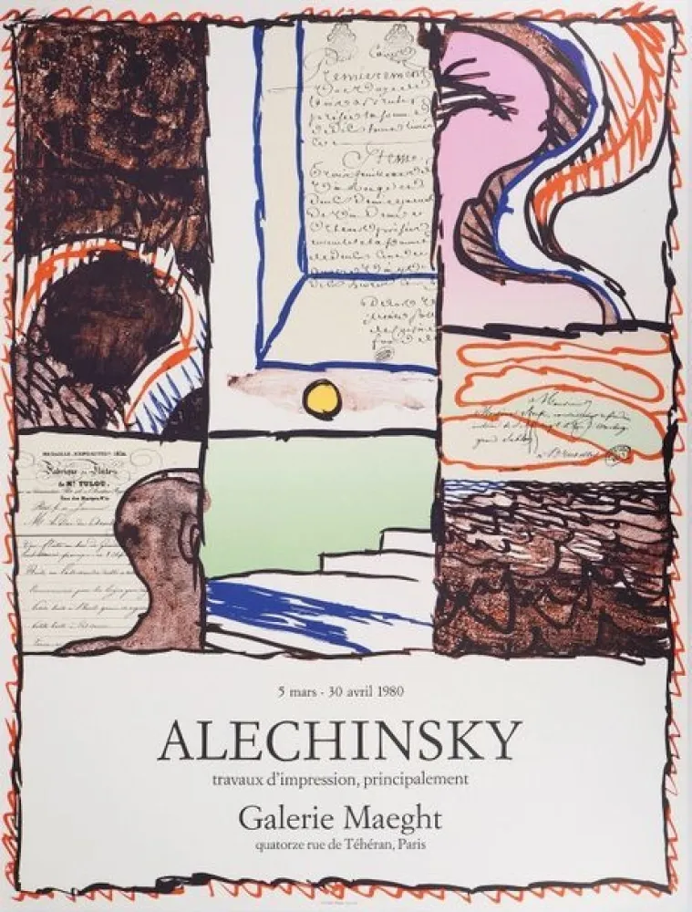 海报 Alechinsky - Galerie Maeght