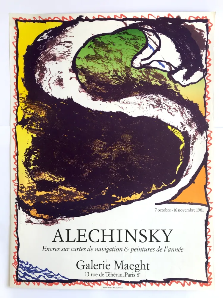 海报 Alechinsky - Galerie Maeght