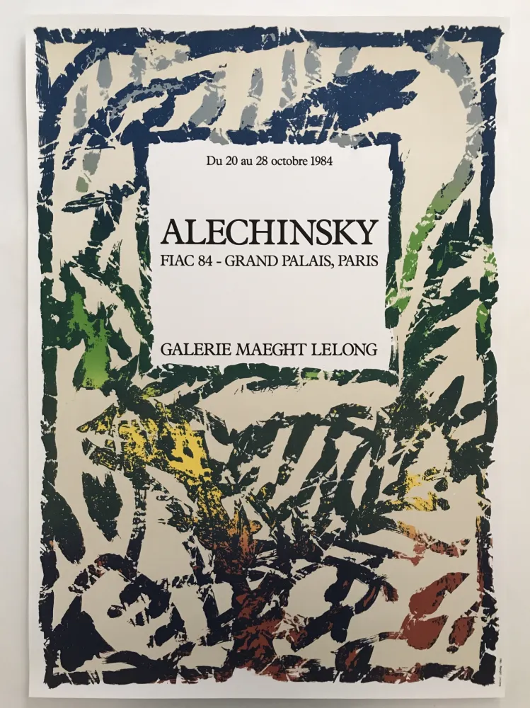 海报 Alechinsky - Galerie Maeght Lelong - FIAC 84
