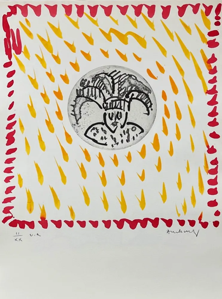 版画 Alechinsky - Gille de Binche