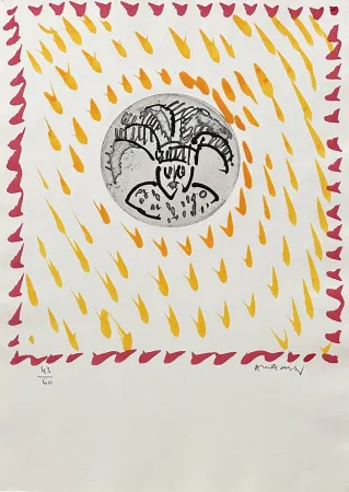 版画 Alechinsky - Gille de Binche