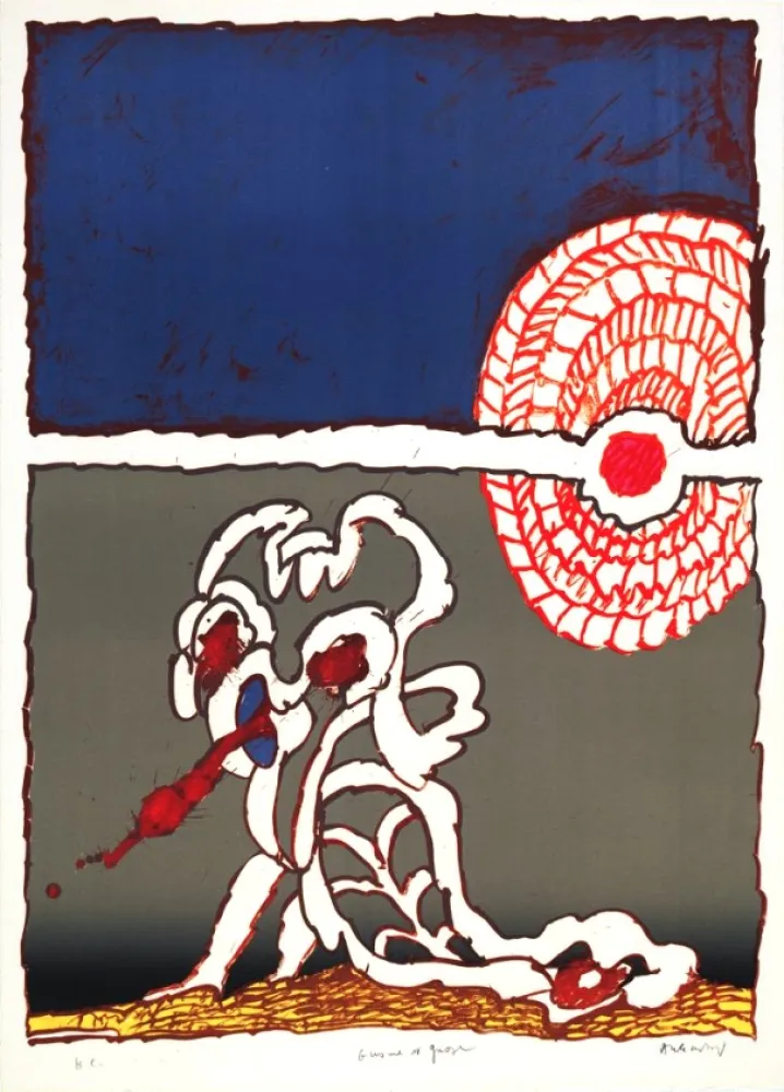 石版画 Alechinsky - Gnome et Gnose 2