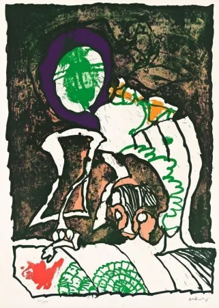 石版画 Alechinsky - Gnomes et Gnose