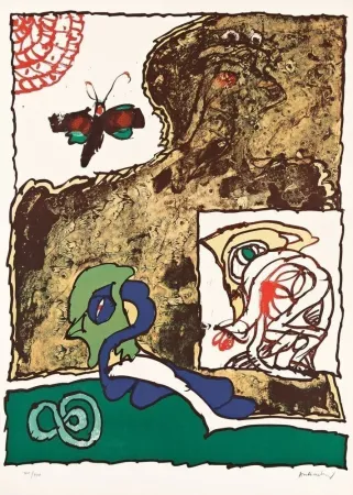 石版画 Alechinsky - Gnomes et Gnose