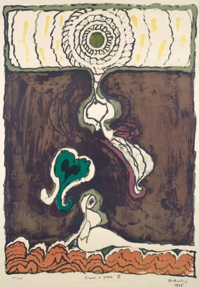 石版画 Alechinsky - Gnomes et Gnose