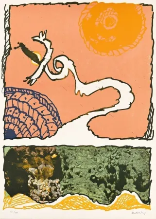 石版画 Alechinsky - Gnomes et Gnose