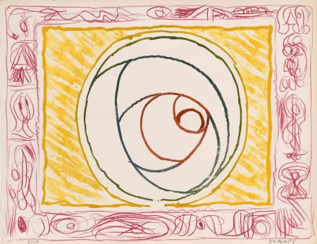 蚀刻版画 Alechinsky - Graffiti Sélénite