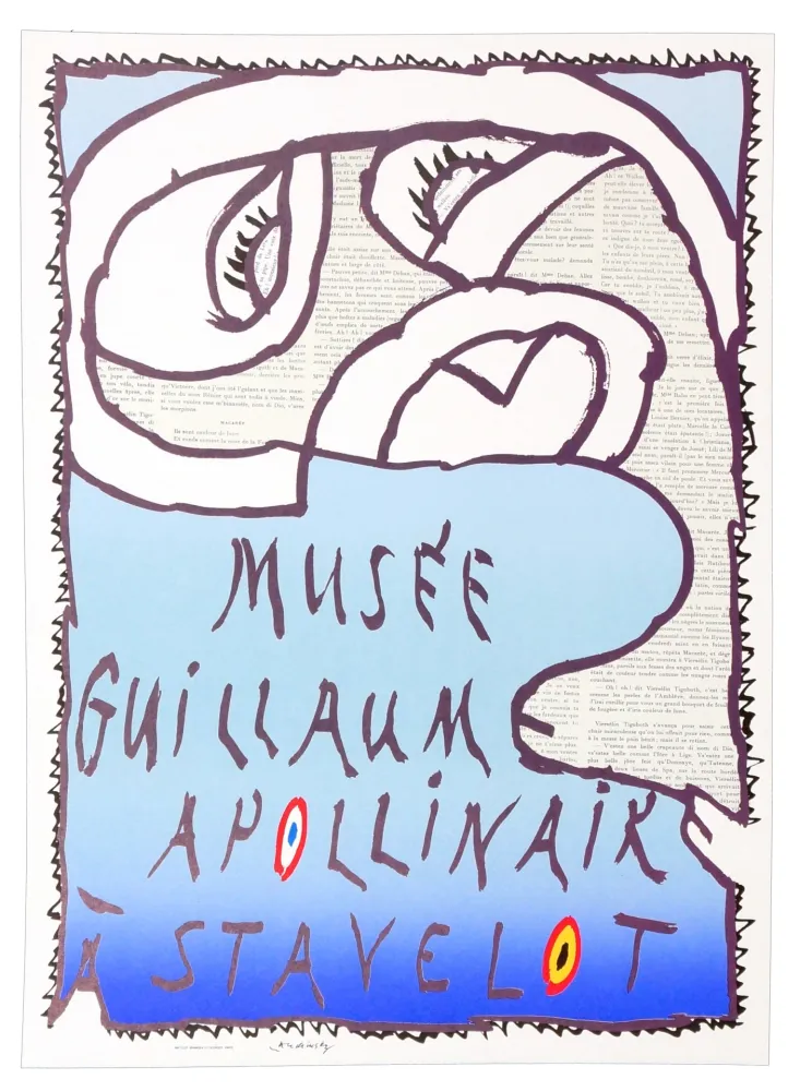 海报 Alechinsky - Guillaume Apollinaire