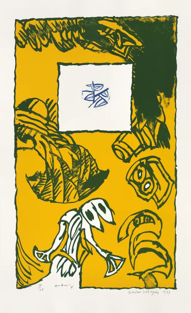 石版画 Alechinsky - Herbes potagères