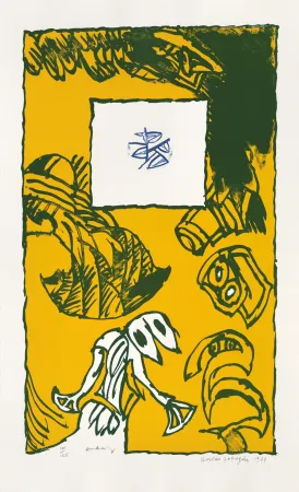 石版画 Alechinsky - Herbes potagères