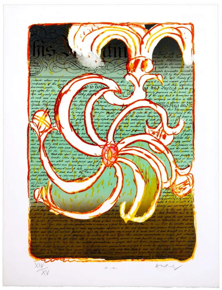 石版画 Alechinsky - Identiture