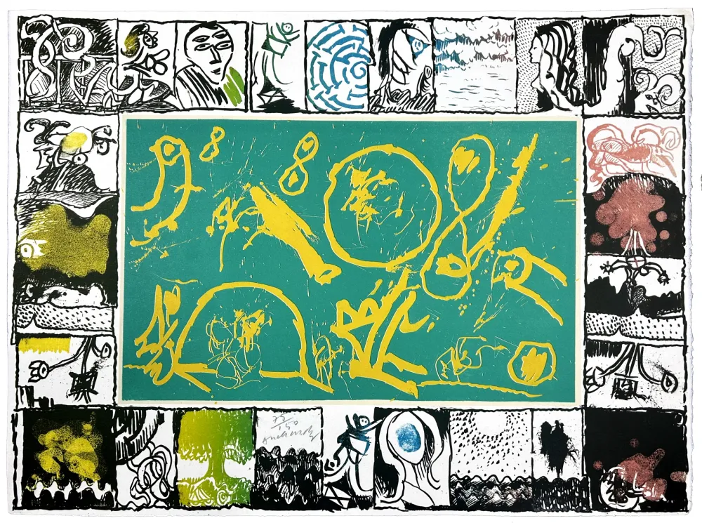 石版画 Alechinsky - Illusion d'optique