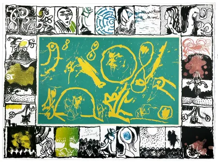 石版画 Alechinsky - Illusion d'optique