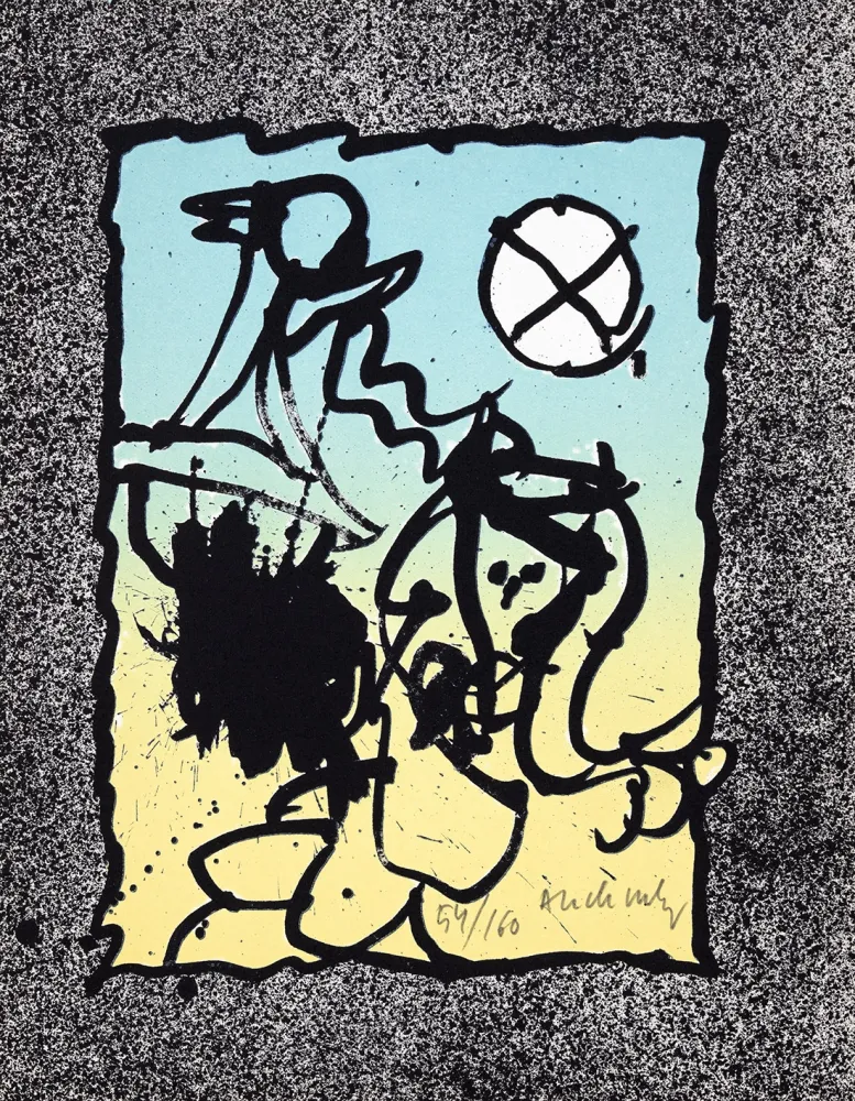 石版画 Alechinsky - Infeuilletables 5 (les)