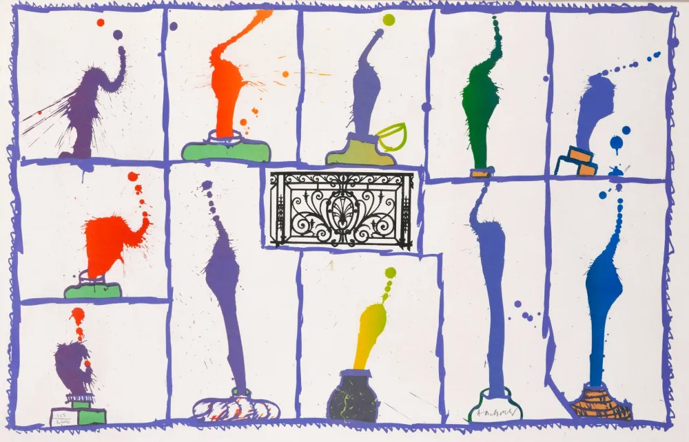 石版画 Alechinsky - Ink