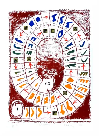 石版画 Alechinsky - Jeu classique