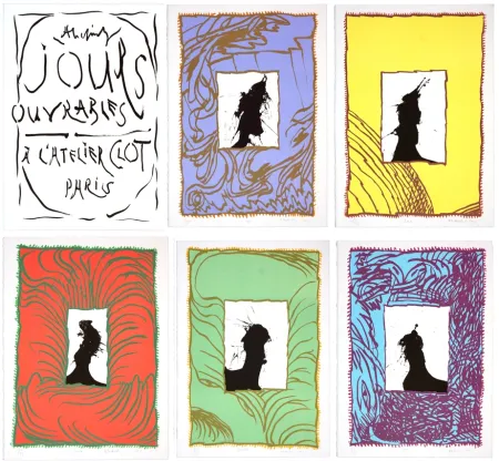 石版画 Alechinsky - Jours Ouvrables (Complete portfolio)