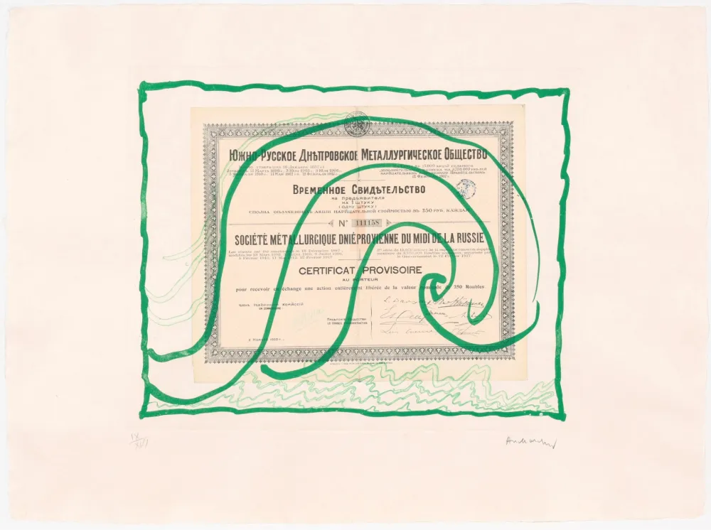 蚀刻版画 Alechinsky - Krach III