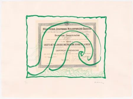 蚀刻版画 Alechinsky - Krach III